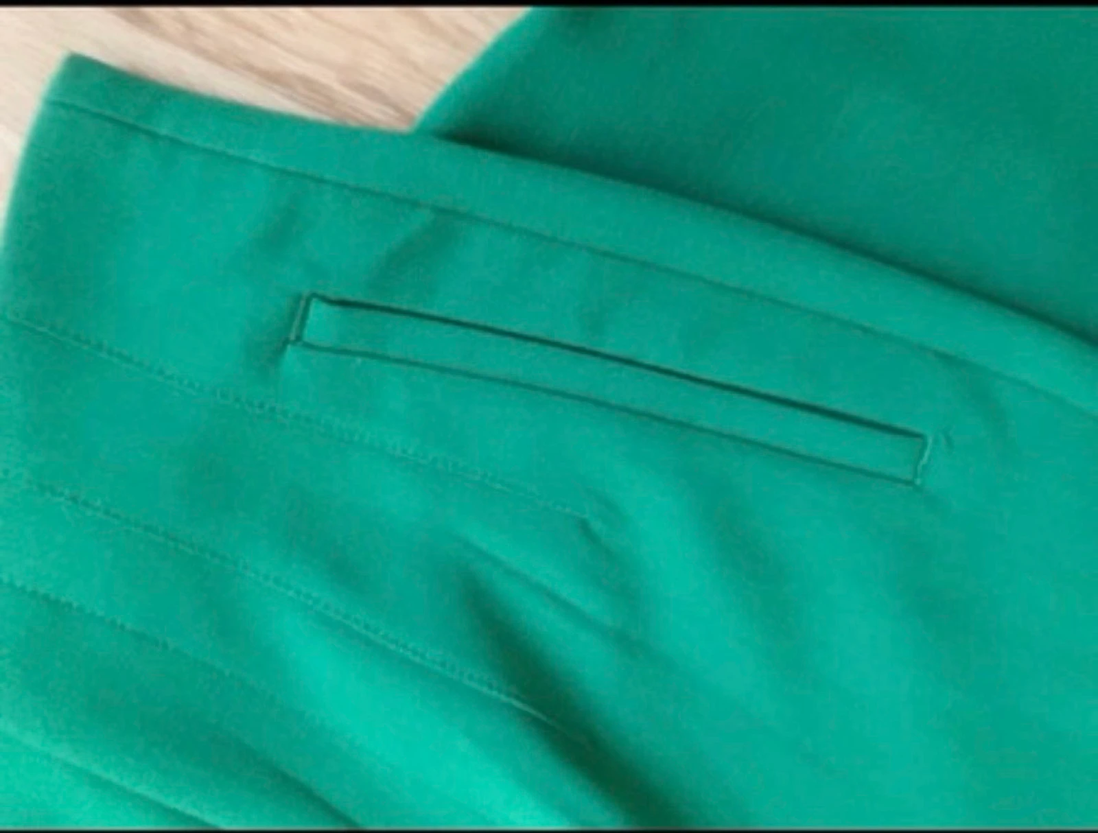 Calça de alfaiataria verde Stradivarius – photo 4
